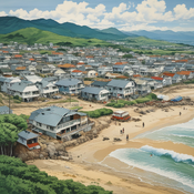 Jerome.C.House (American,1991) Tottori City Fushino Coast  2025