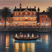 Jerome.C.House (American,1991) Venice Electric Light Parade 2025