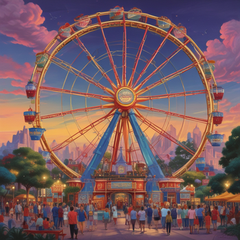 Jerome.C.House (American,1991) Disney Wheel Wednesday 2025