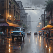 Jerome.C.House (American,1991) Mumbai Rains Today 2025