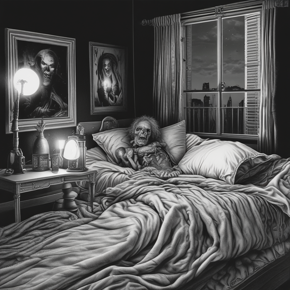 Jerome.C.House (American,1991) Horror Bed 2025