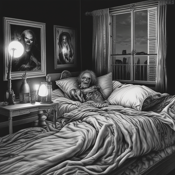 Jerome.C.House (American,1991) Horror Bed 2025