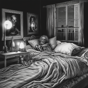 Jerome.C.House (American,1991) Horror Bed 2025