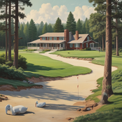 Jerome.C.House (American,1991) Levi Golf Range 2025