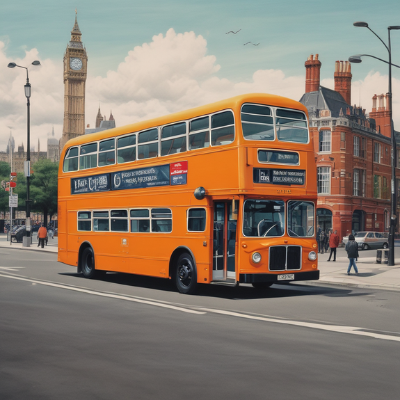 Jerome.C.House (American,1991) London Bus Rides 2025