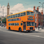 Jerome.C.House (American,1991) London Bus Rides 2025