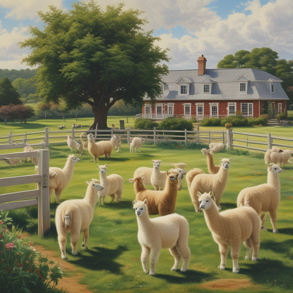 Jerome.C.House (American,1991) Martha's Vineyard Alpaca Farm 2025