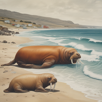 Jerome.C.House (American,1991) Pacific Walrus Beach 2025