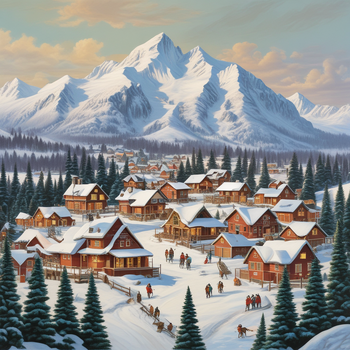 Jerome.C.House (American,1991) Santa Claus Village 2025