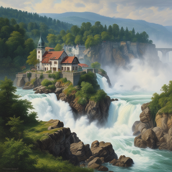 Jerome.C.House (American,1991) Rhine Falls 2025