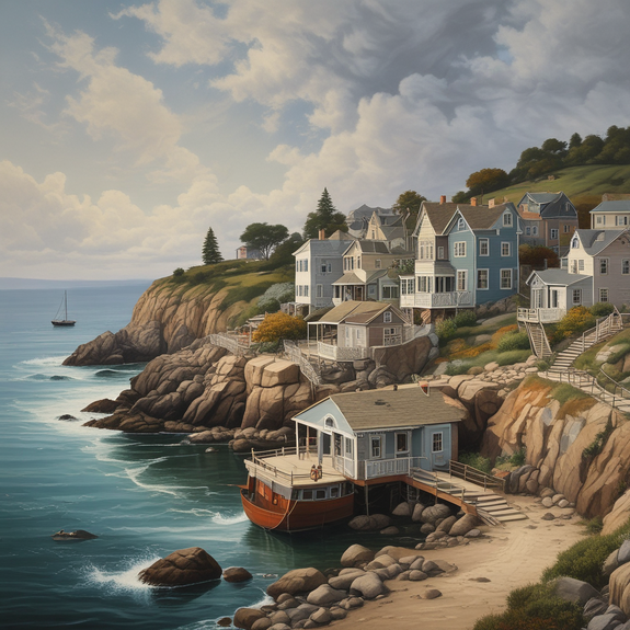 Jerome.C.House (American,1991) The Cove Leland Fishtown 2025