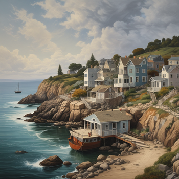 Jerome.C.House (American,1991) The Cove Leland Fishtown 2025