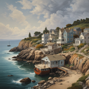 Jerome.C.House (American,1991) The Cove Leland Fishtown 2025