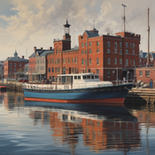 Jerome.C.House (American,1991) Baltimore Shipping 2025