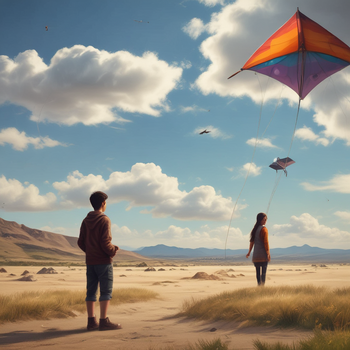 Jerome.C.House (American,1991) Lady with Kite 2025