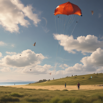 Jerome.C.House (American,1991) Orange Kite 2025