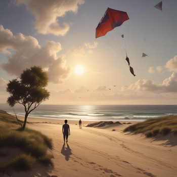 Jerome.C.House (American,1991) Roaming Lost Kite 2025