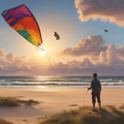 Jerome.C.House (American,1991) Sunburst Kite 2025