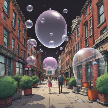 Jerome.C.House (American,1991) Bubble Parade 2025