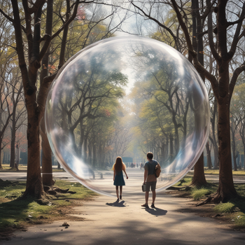 Jerome.C.House (American,1991) Bubble Park 2025