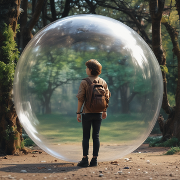 Jerome.C.House (American,1991) Bubble Shield 2025