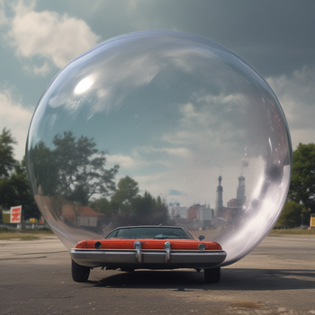 Jerome.C.House (American,1991) Car Bubble 2025