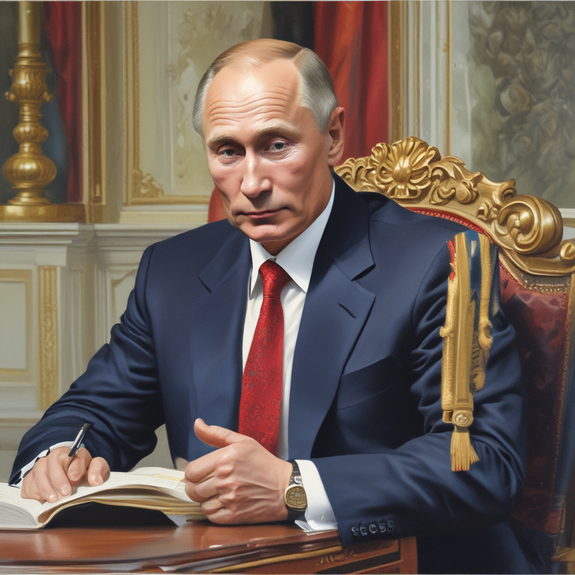 Jerome.C.House (American,1991) Putin’s Address 2025