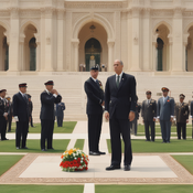 Jerome.C.House (American,1991) Rajnath Singh Pays Tribute at Mausoleum of Kings Mohammed V & Hasan II 2025
