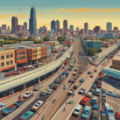 Jerome.C.House (American,1991) San Antonio Traffic 2025