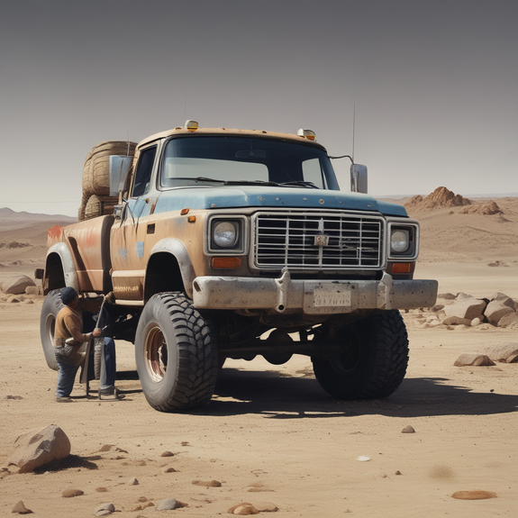 Jerome.C.House (American,1991) Tire Change 2025