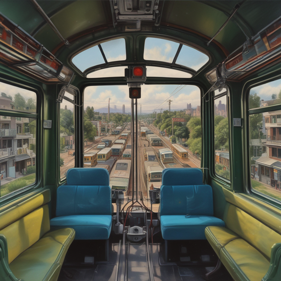 Jerome.C.House (American,1991) Tram Driver's View 2025