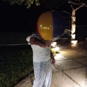 Julie mouth Blow on vacations