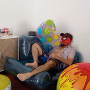 Kinky big beachball blow!!!