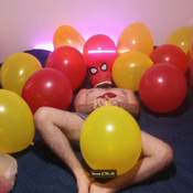 Mouth blow 20 balloons!!