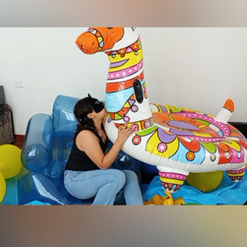 Mouth blow inflatable by Alice!!!