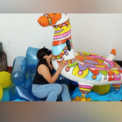 Mouth blow inflatable by Alice!!!