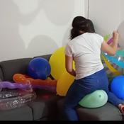 Pop balloons by Alice!! (stp, heel pop, nail to pop)