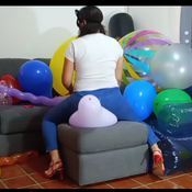 Pop balloons by Alice!! (stp, heel pop, nail to pop)