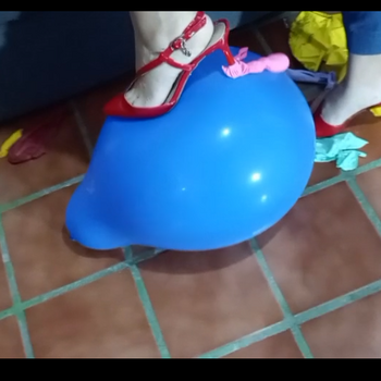 Pop balloons by Alice!! (stp, heel pop, nail to pop)