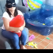 Pop balloons by Alice!! (stp, heel pop, nail to pop)