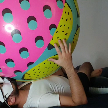 Beachball blow really tight!!