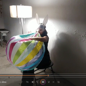 Beachball blow, smoke and pop!!