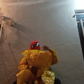 Big duck , small snake and small whale mouth blow!!