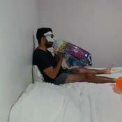 Big inflatable ring mouth blow!!!