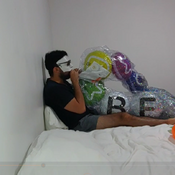 Big inflatable ring mouth blow!!!