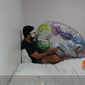 Big inflatable ring mouth blow!!!