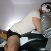 Blow  all the inflatables that i can in 25 minutes