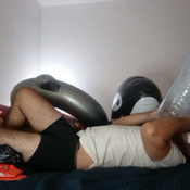 Blow  all the inflatables that i can in 25 minutes