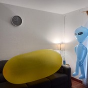 Blow balloons for 1 hour by mouth !!!