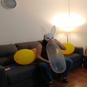 Blow to pop condoms and balloons!!!